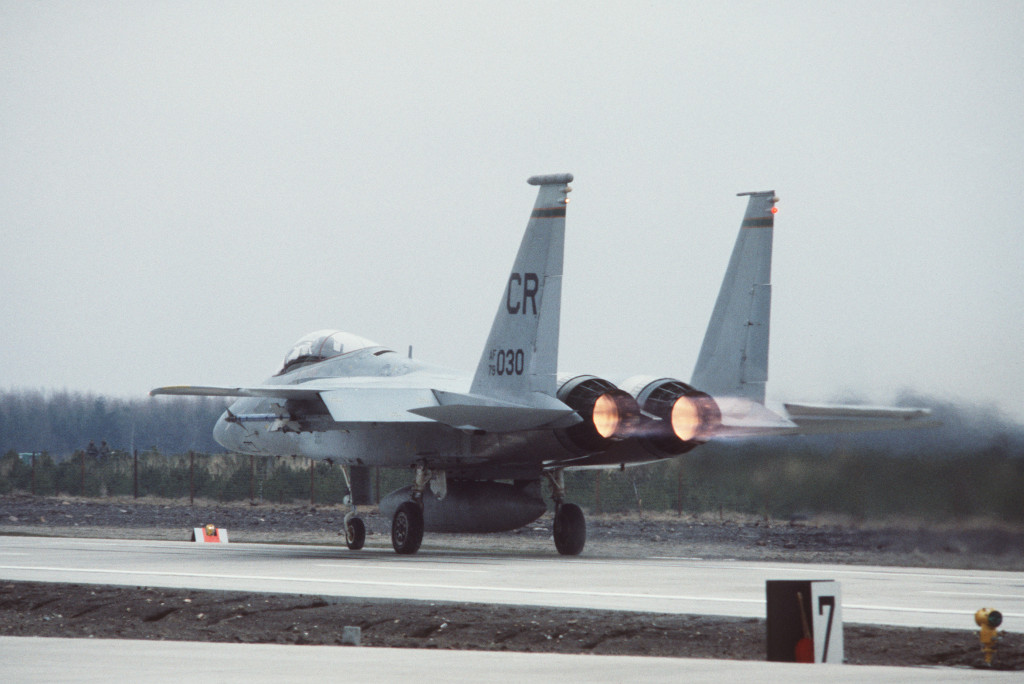 F-15 on take-off (32rd TFS, Soesterberg / Camp New Amsterdam)