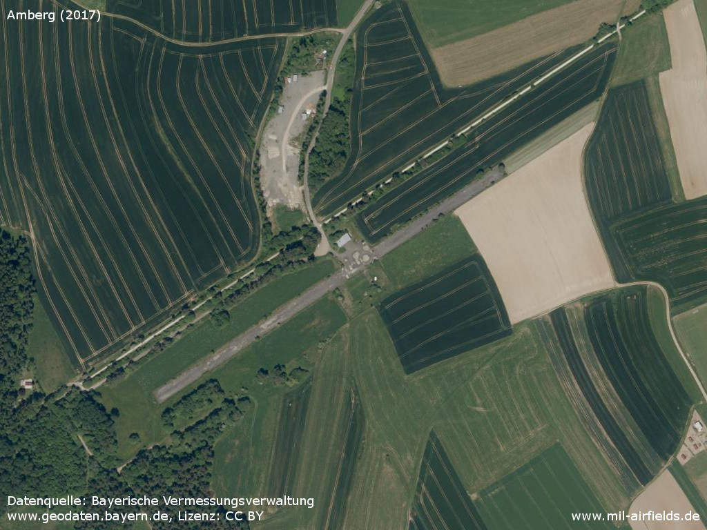 Aerial image Amberg Army Airfield, Germany 2017
