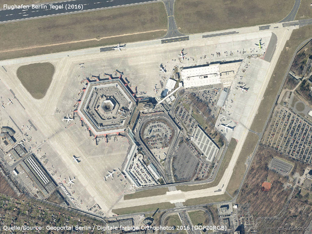 Berlin Tegel airport south side 2016