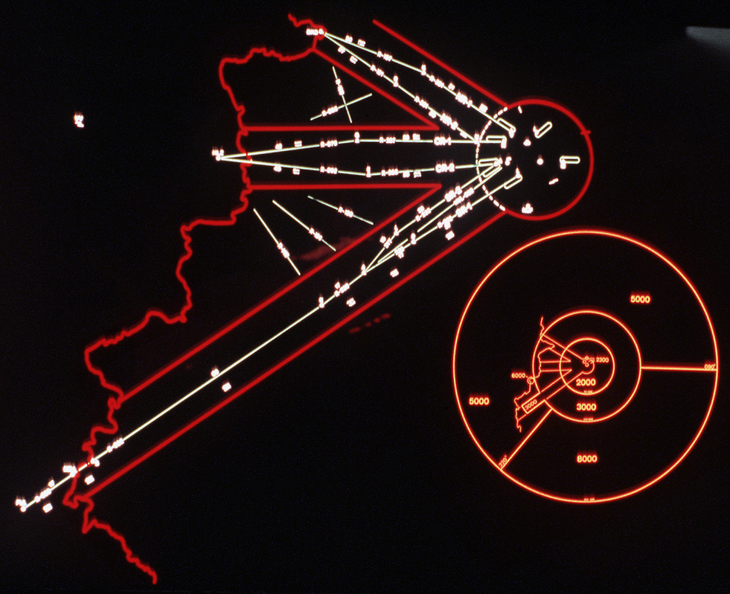 Grafische Anzeige des Tempelhof Automated System TAS