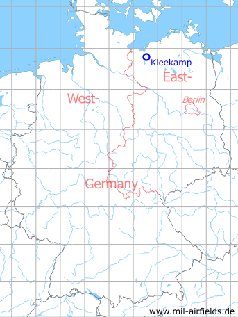 Map with location of Kleekamp Highway Strip