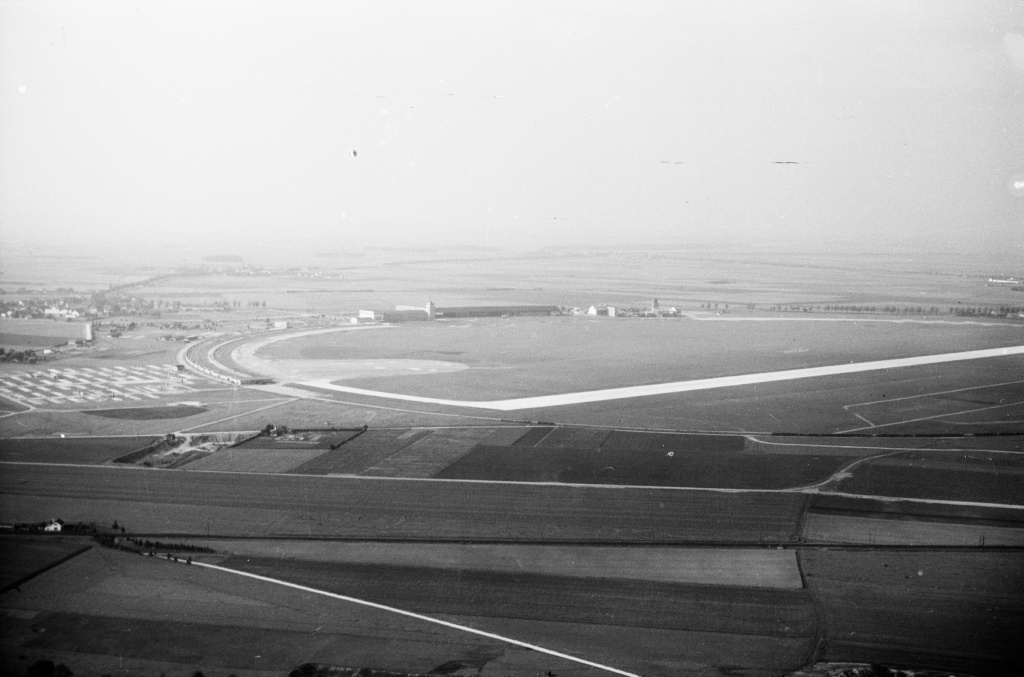 Luftbild München Riem 1950