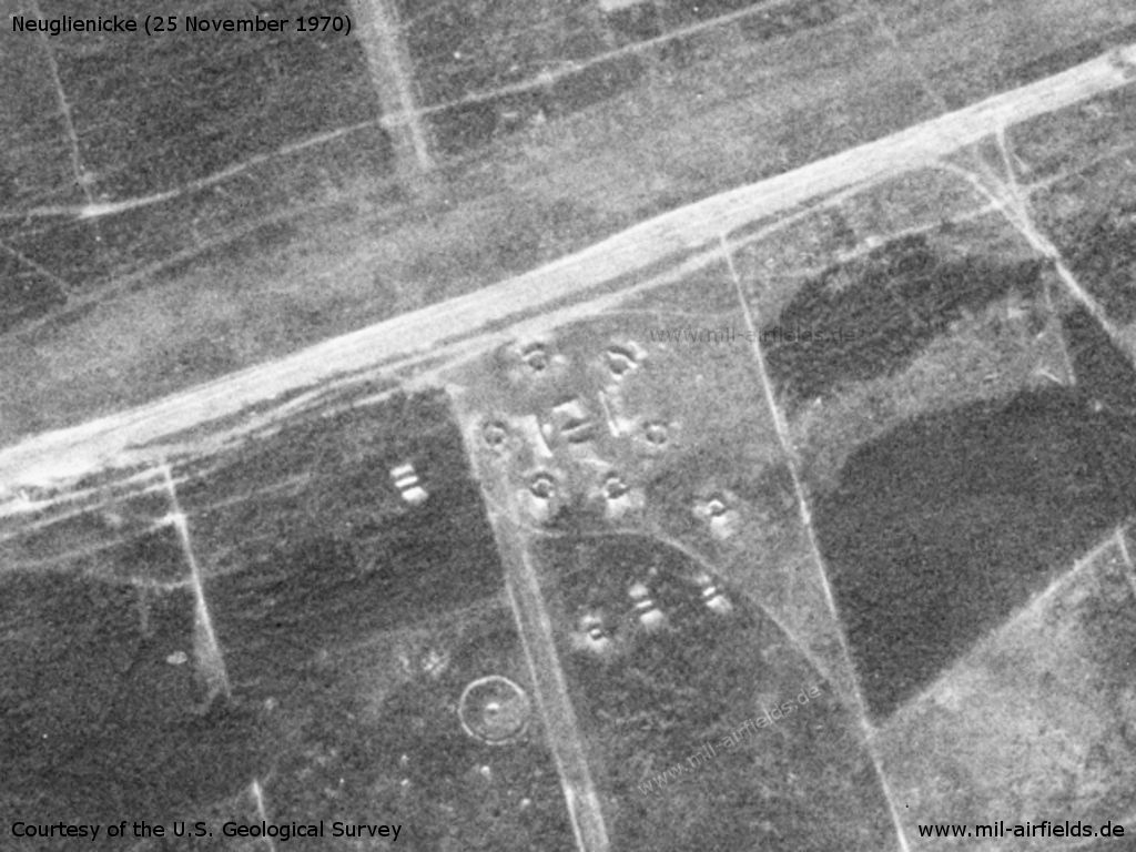 Soviet anti-aircraft site with blast walls.