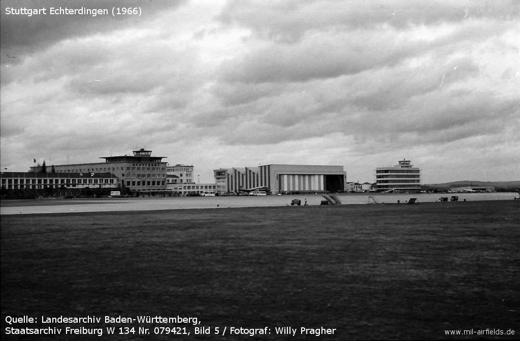 Bild Flughafen Stuttgart 1966