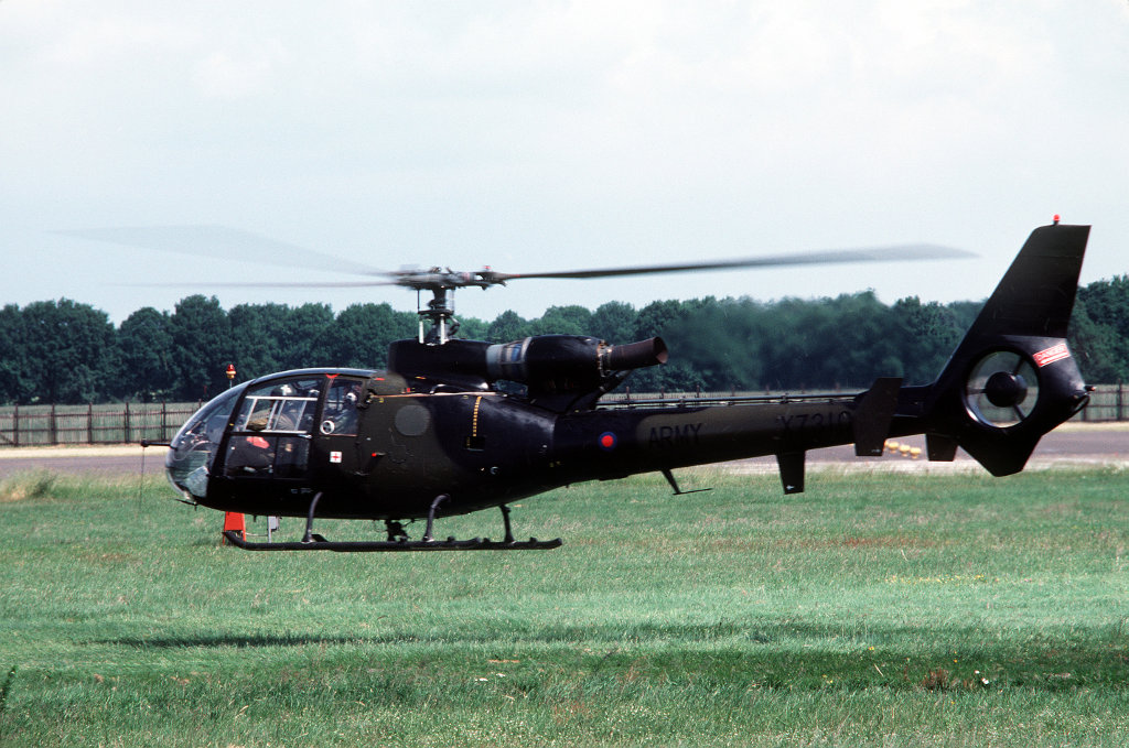 British Army AH. Mark 1 Gazelle helicopter