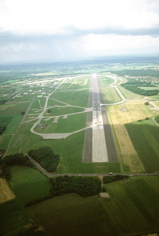 Look across Ahlhorn airfield, Germany