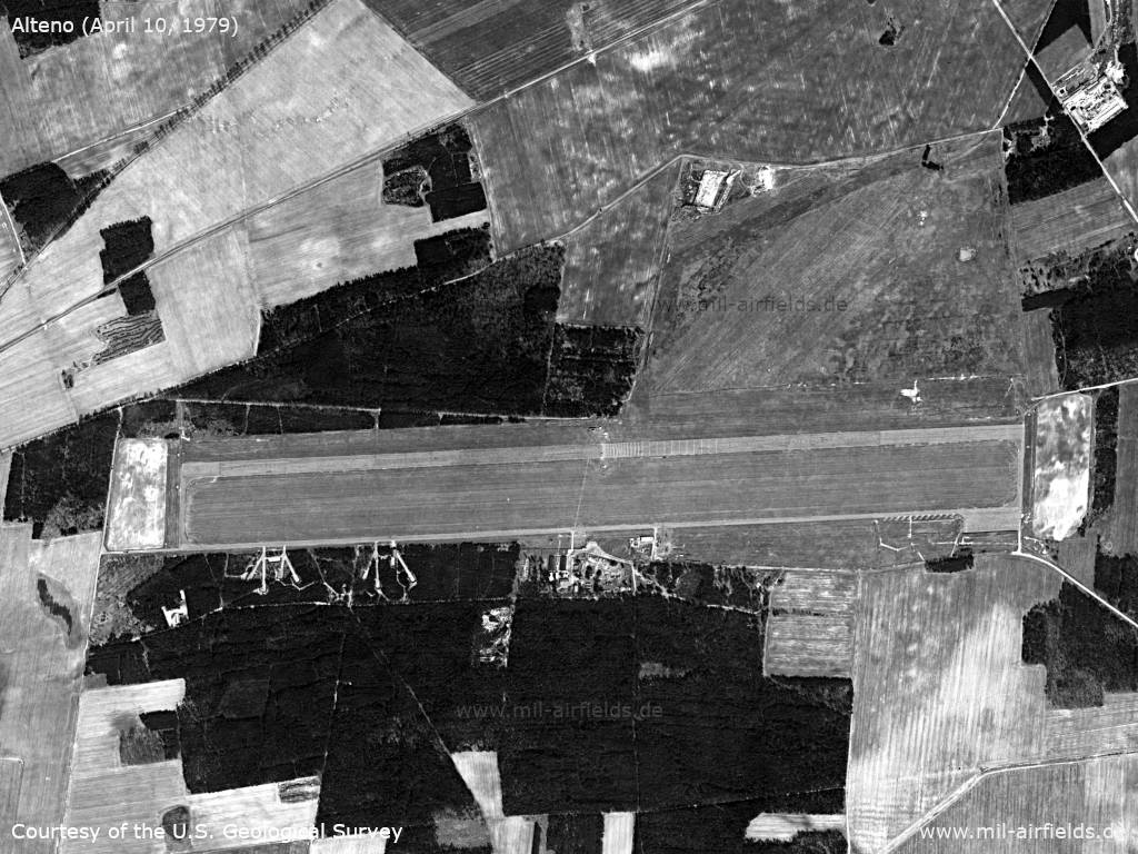 Alteno Airfield, East Germany, on a US satellite image 1979