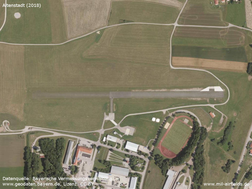 Luftbild Flugplatz Altenstadt 2018