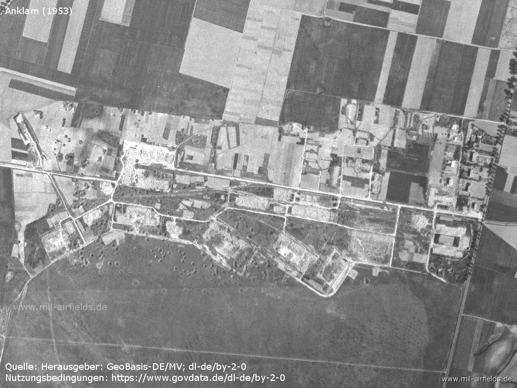 Fliegerhorst Anklam barracks, East Germany