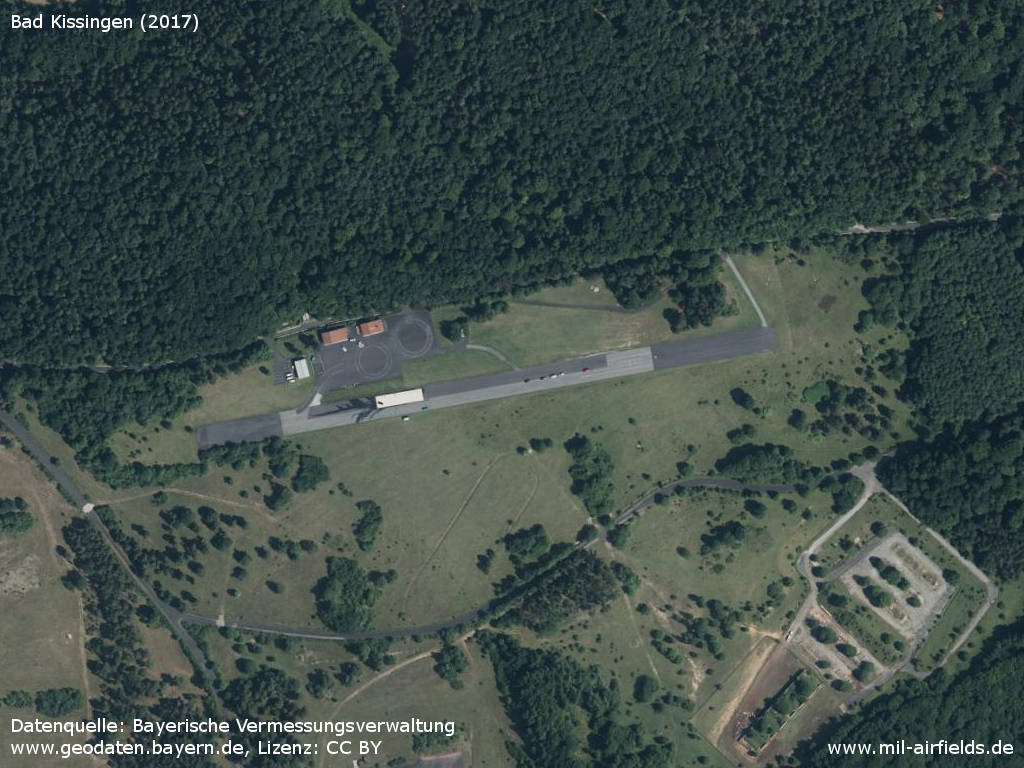 Aerial image Bad Kissingen Reiterswiesen Airfield, Germany 2017