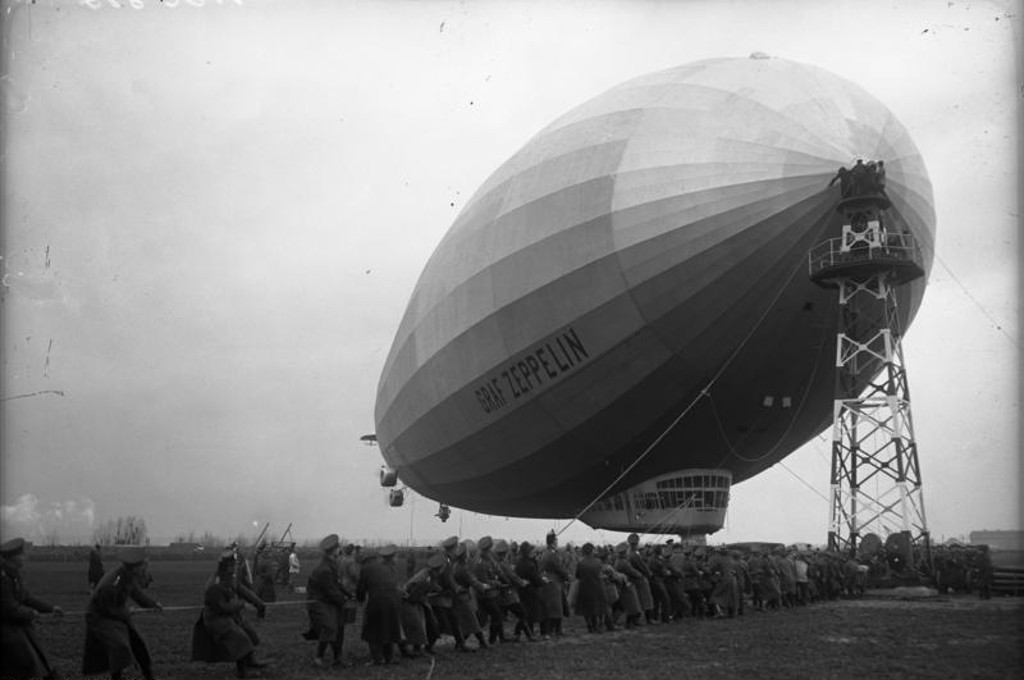 Airship LZ 127 in Staaken