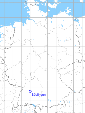 Karte mit Lage Flughafen Suttgart-Böblingen