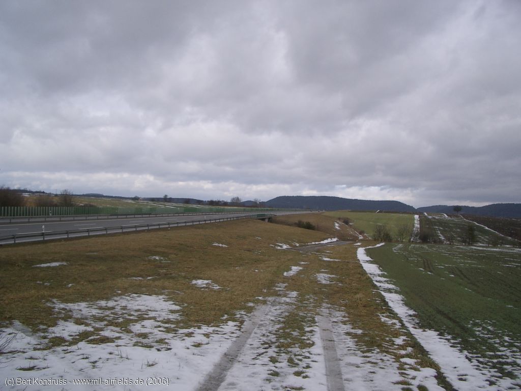 View over the Böhringen highway strip, Germany