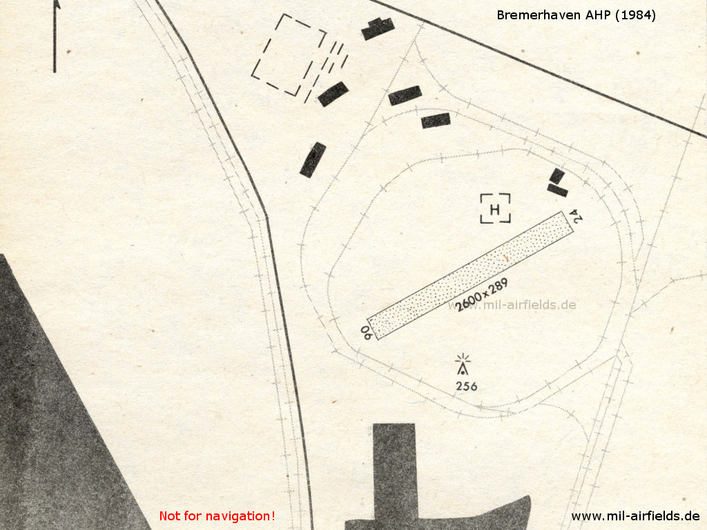 Karte Bremerhaven 1984.