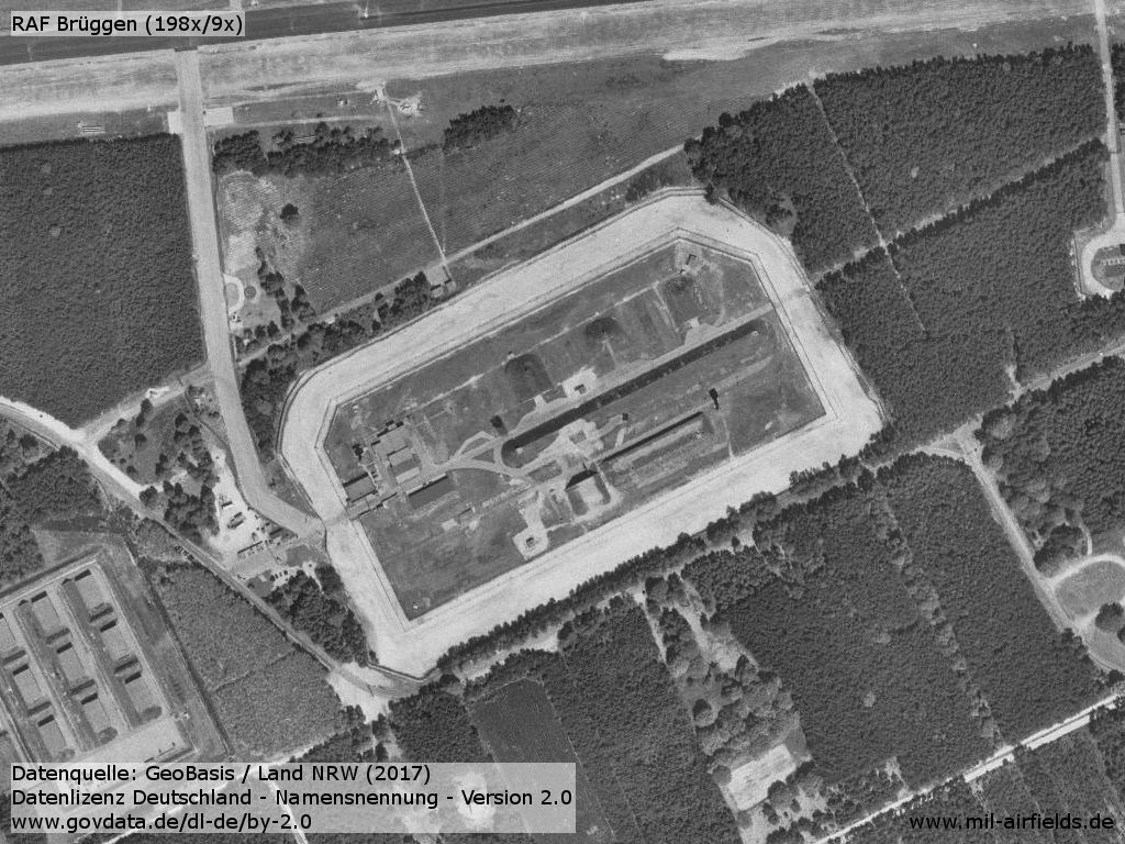 Sonderwaffenlager / Kernwaffen auf dem Flugplatz Brüggen