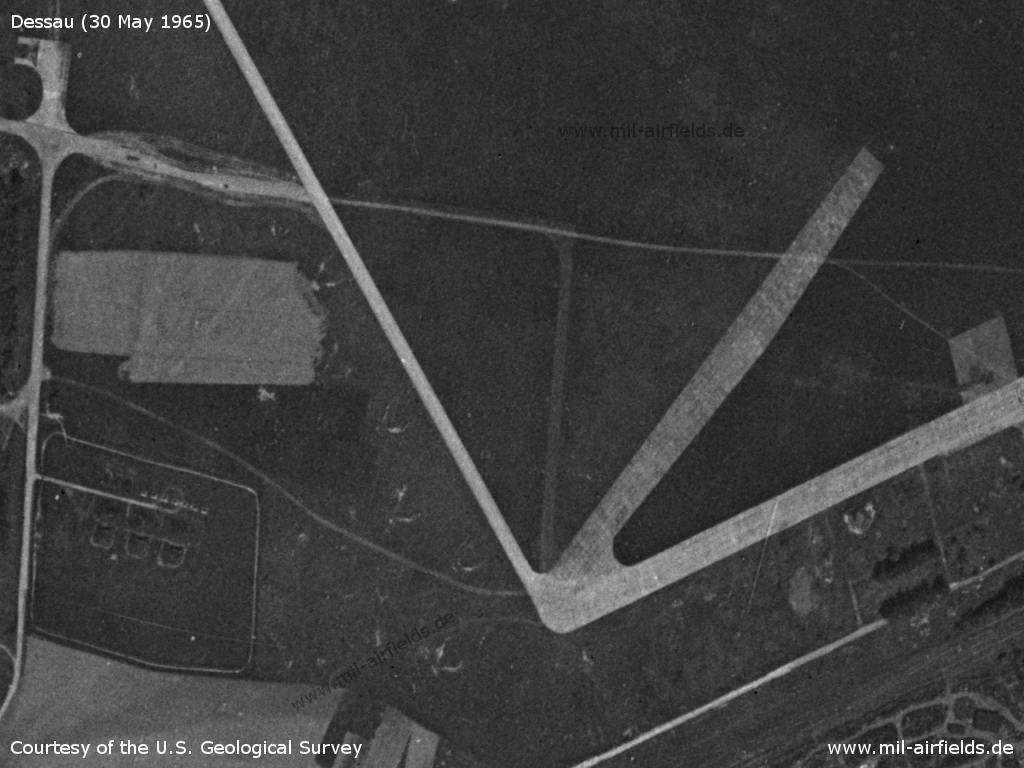 Taxiways and old aircraft revetments