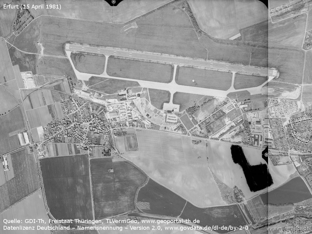 Erfurt airfield on 15 April 1981