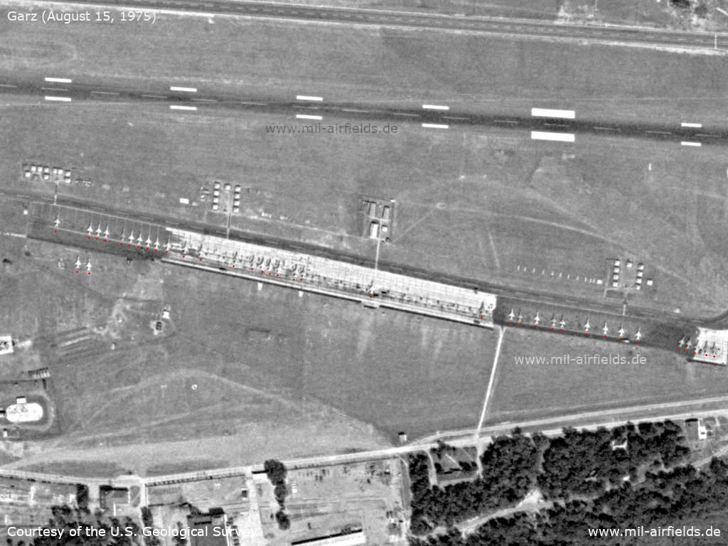 Flight line, Garz/Heringsdorf Airfield, East Germany