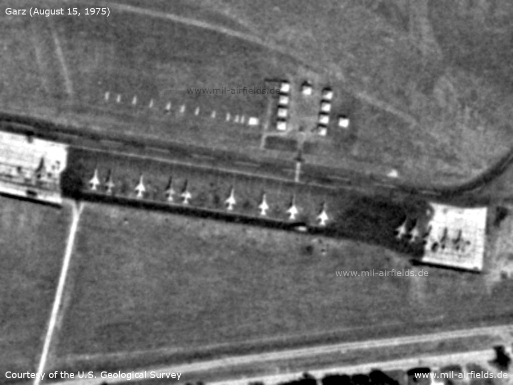 Flight line and tents, East German Air Force