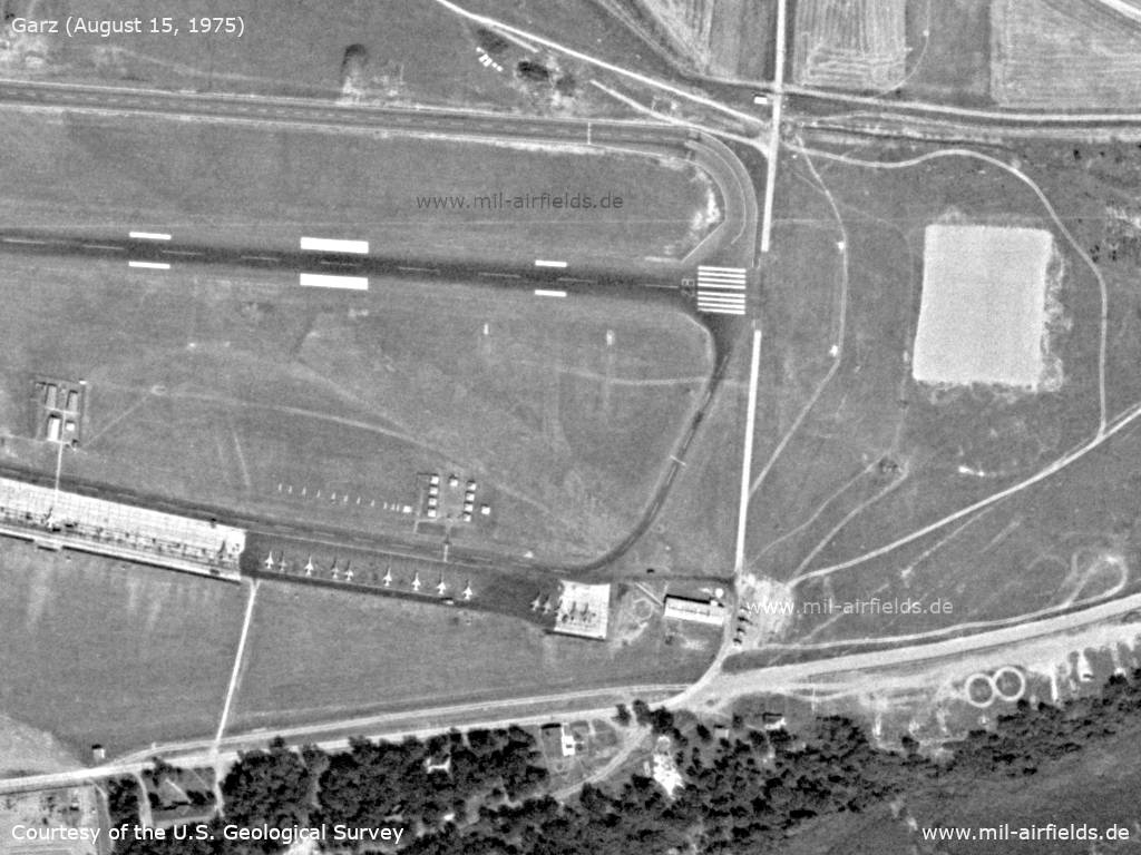 Eastern runway threshold, Garz Heringsdorf airport, East Germany