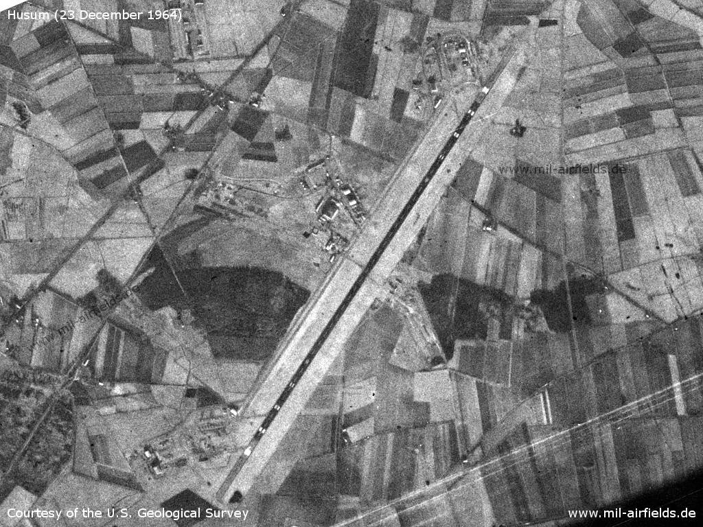 Satellitenbild Fliegerhorst Husum Schwesing 1964