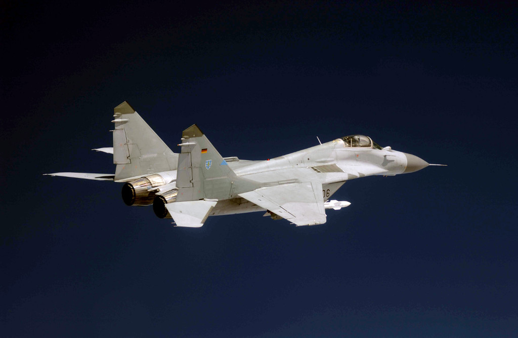 A MiG-29 Fulcrum of German Air Force Fighter Wing 73 Laage