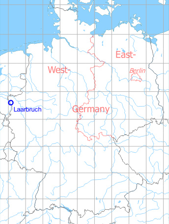 Karte mit Lage Flugplatz Laarbruch