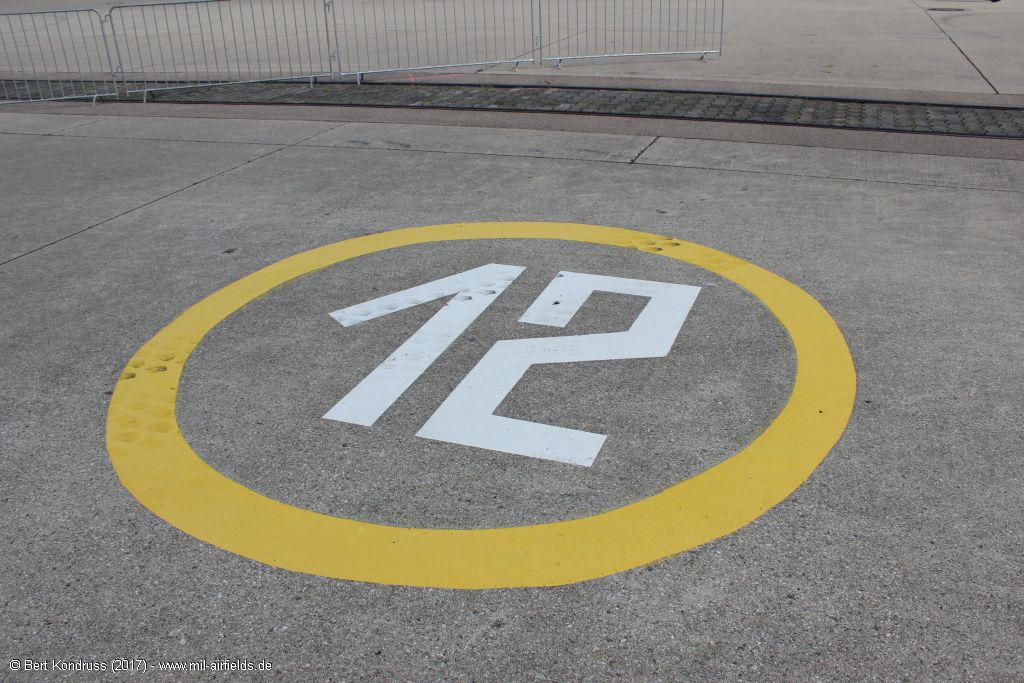 Marking of parking position 12