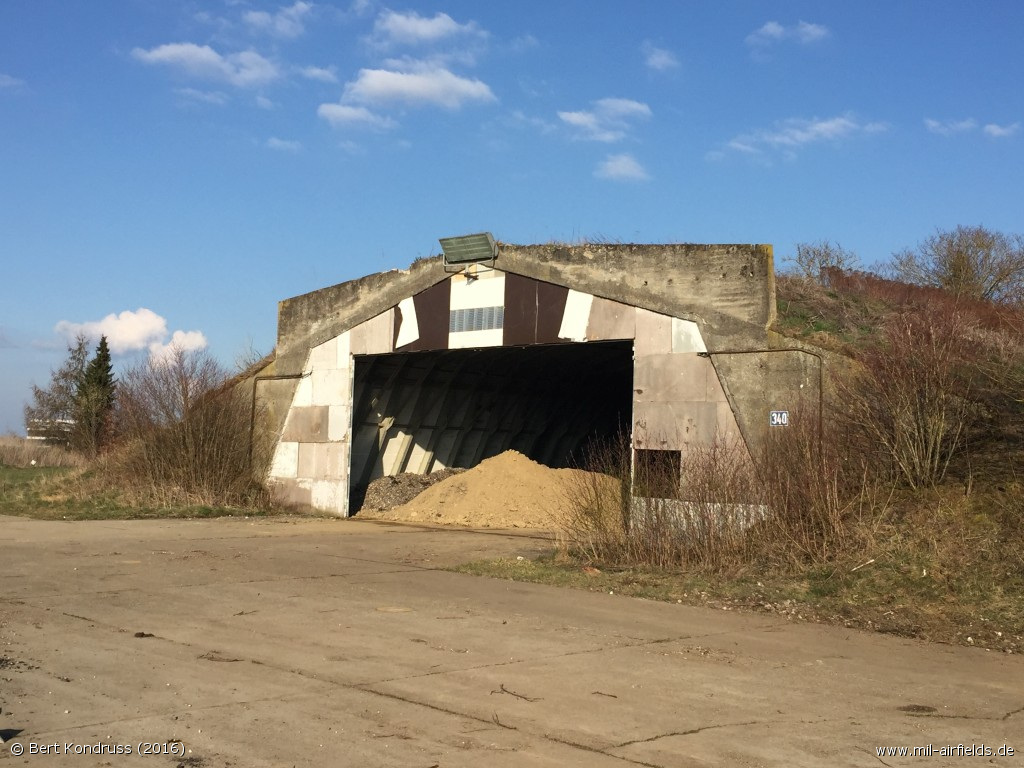 Aircraft shelter at Leipheim, Germany