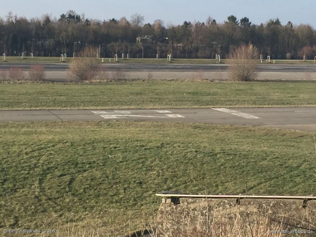 Small runway on taxiway