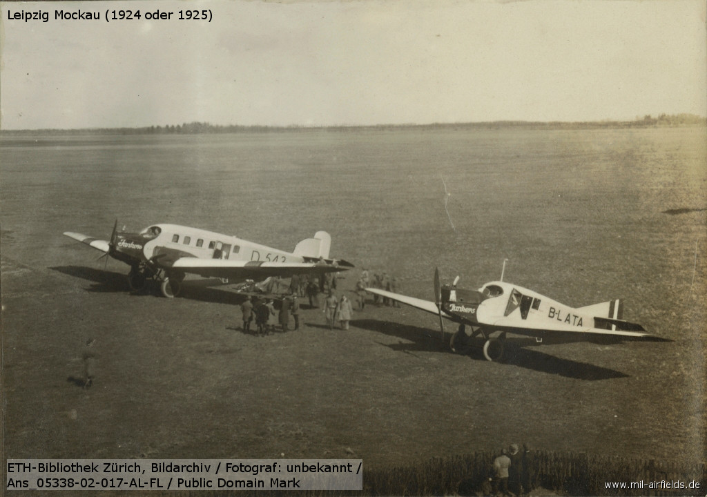 Plane Junkers G 23 Leipzig Mockau