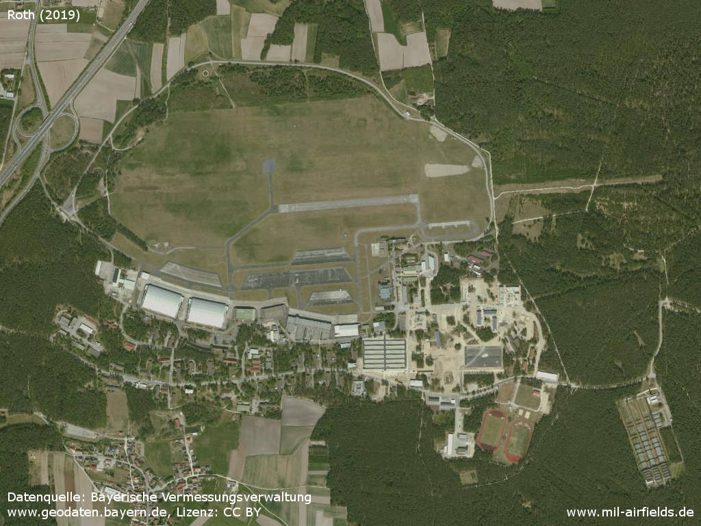 Aerial image Roth aerodrome 2019