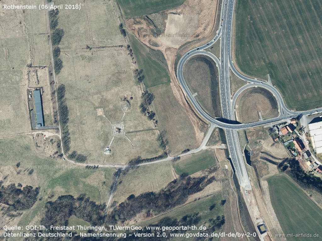 Federal highway B 88 Rothenstein Junction, Germany