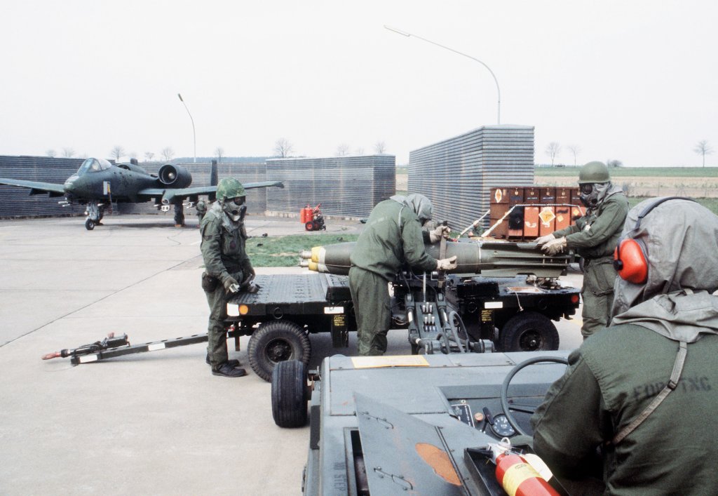 Preparation of Mark 82 bombs