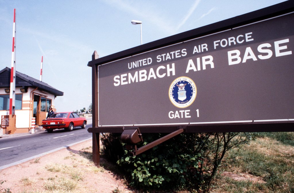 Gate 1 to Sembach airfield