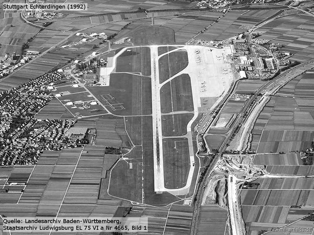 Stuttgart airfield area view