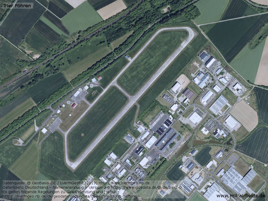Aerial image Trier Airfield