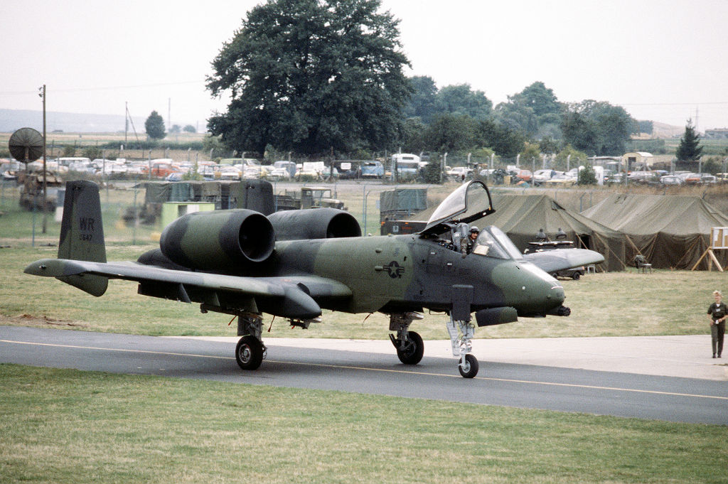 A-10 Thunderbolt II, 81st Tactictal Fighter Wing, Flugplatz Wiesbaden 1983