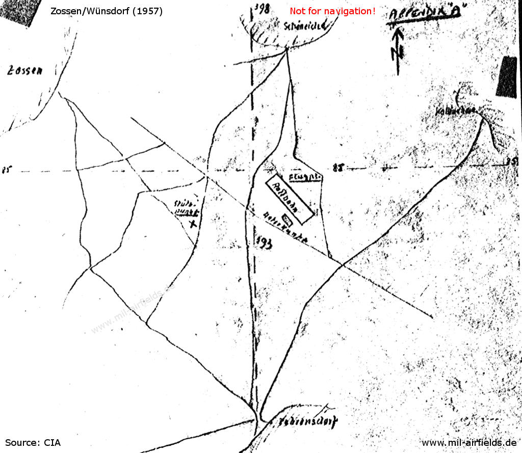 Sketch from CIA report 1957
