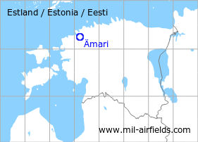 Karte mit Lage Flugplatz Ämari