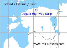 Karte mit Lage Jägala Highway Strip