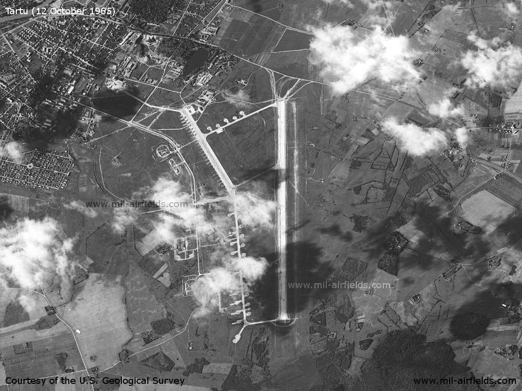 Satellite image of Tartu Air Base, Estonia, 1965