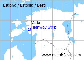 Map with location of Vatla Highway Strip